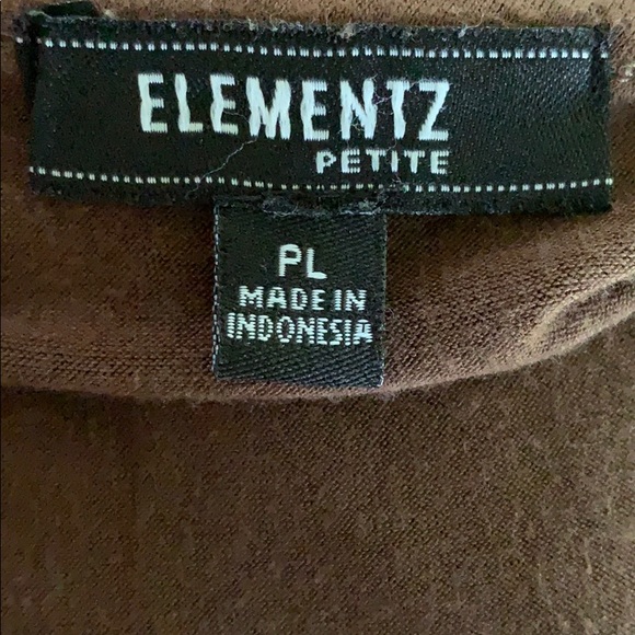 Elementz Top With Wood Beads Petite Large Brown - Picture 6 of 6